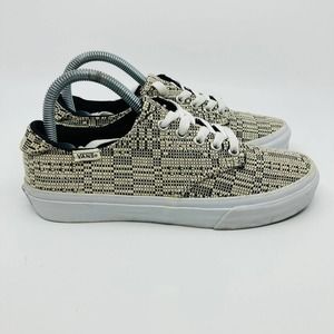Vans Shoes Womens 7 Low Top Lace Up Textured Geometric UltraCush Casual